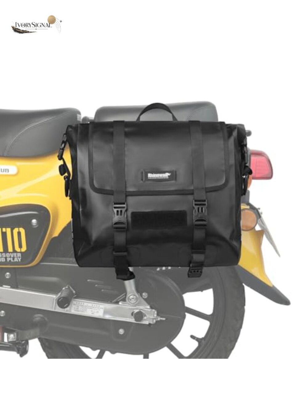 Waterproof Motorcycle Saddlebags 15L Quick Release Side Hanging Bag with Laptop